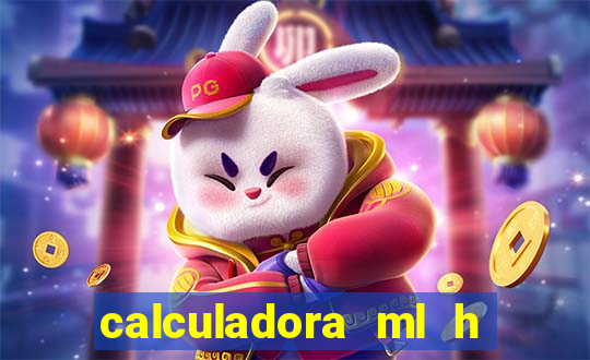 calculadora ml h para mcg kg min